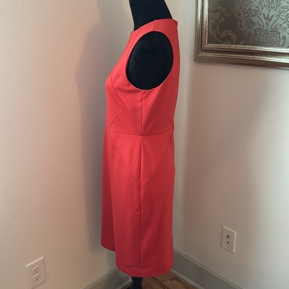 The Limited sleeveless coral sheath dress Sz 4 - Picture 2 of 7